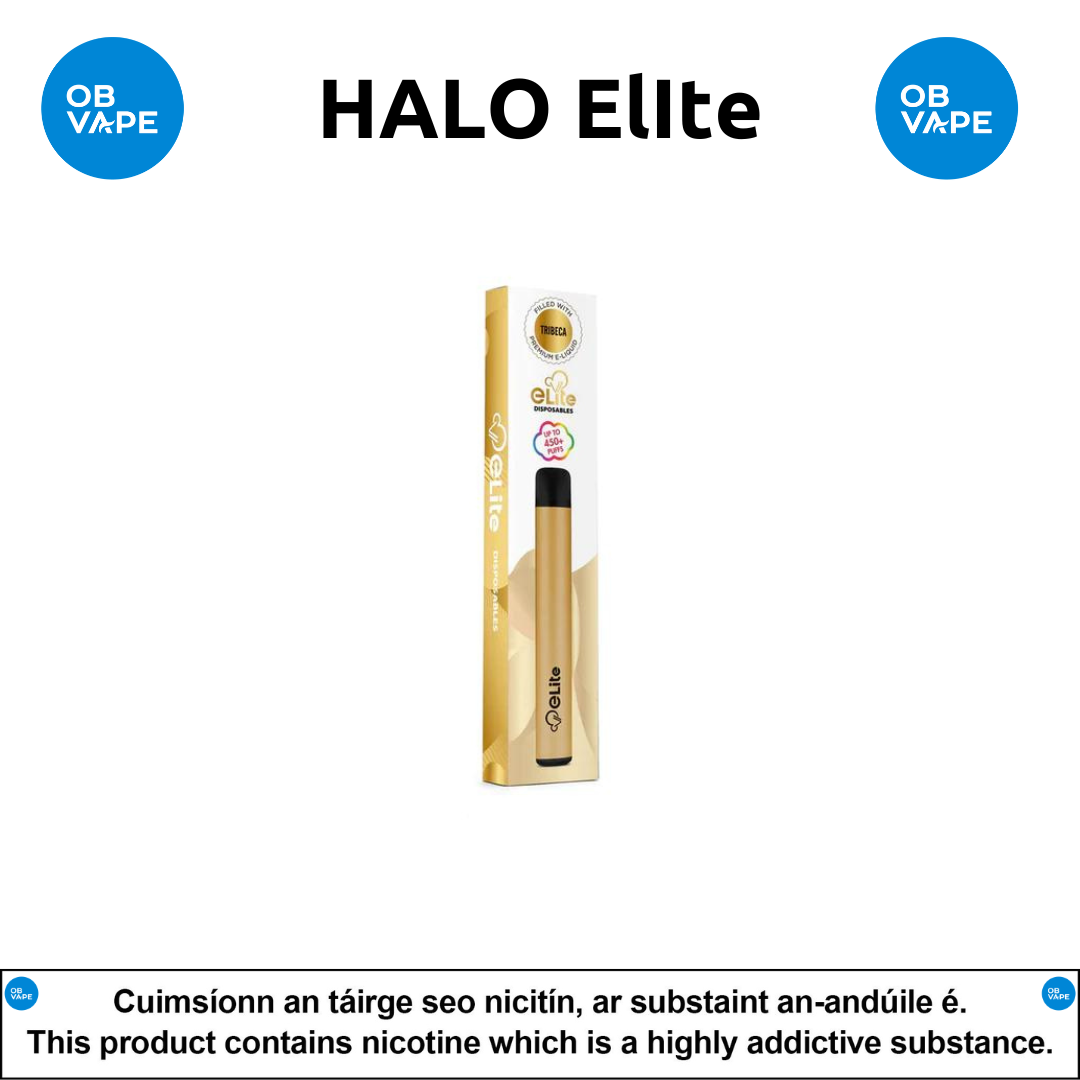 Halo eLite Disposable Kit - OB Vape Shop Ireland | Free Next Day Delivery Over €50 | OB Vape Ireland's Premier Vape Shop | OB Bar Disposable Vape