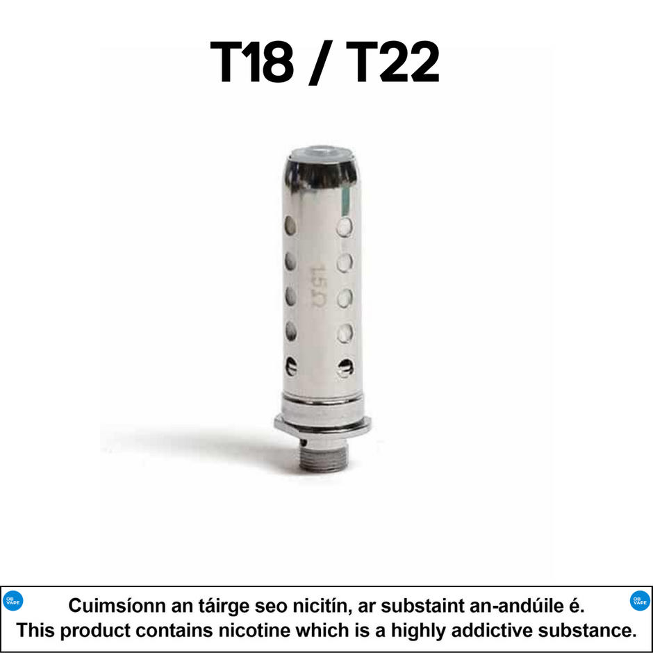 Innokin - T18 / T22 Coil - OB Vape Shop Ireland | Free Next Day Delivery Over €50 | OB Vape Ireland's Premier Vape Shop | OB Bar Disposable Vape