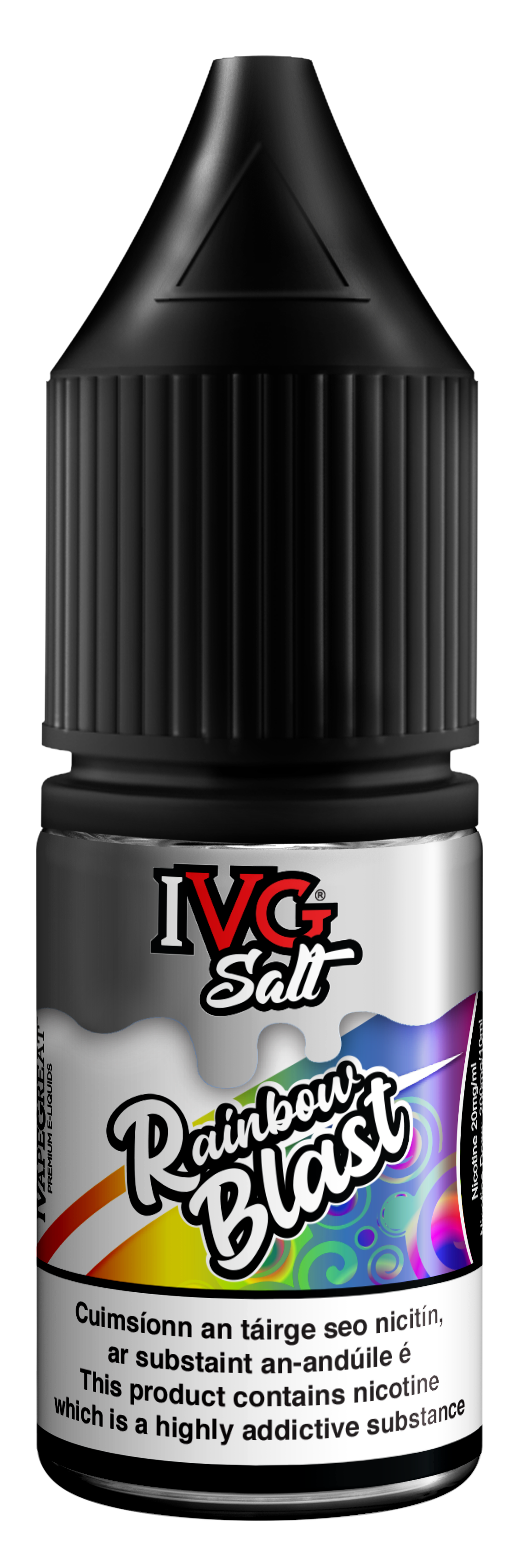 IVG Nic Salt - Rainbow Blast 10ml - OB Vape Shop Ireland | Free Next Day Delivery Over €50 | OB Vape Ireland's Premier Vape Shop | OB Bar Disposable Vape
