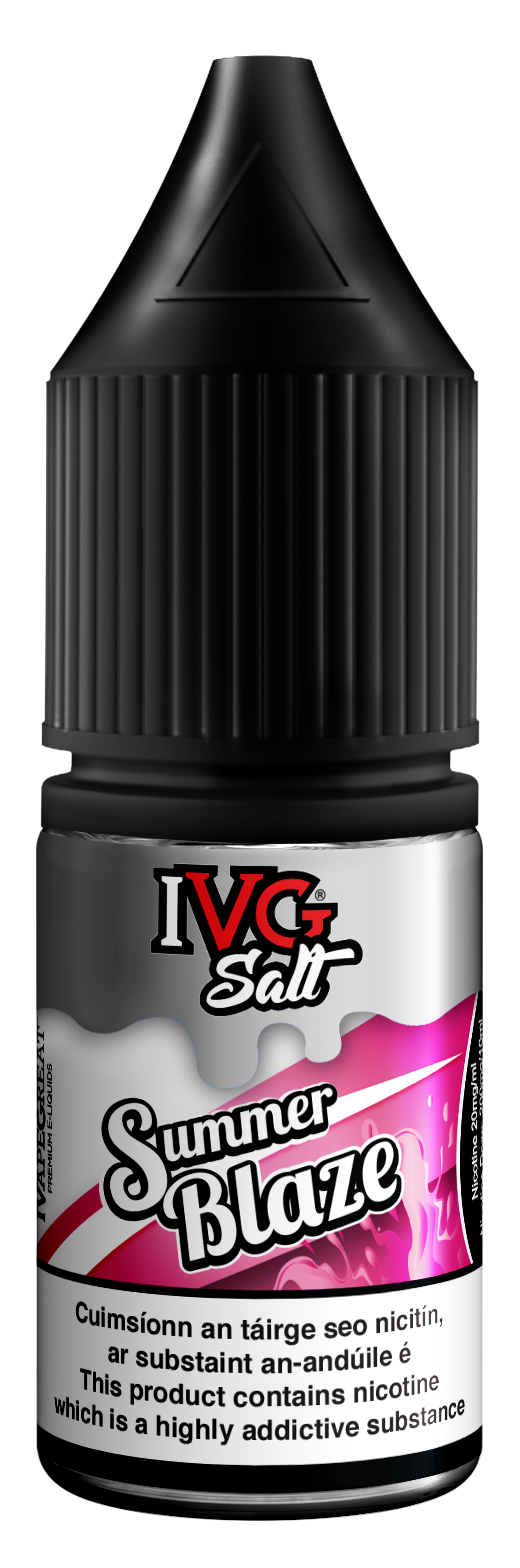 IVG Nic Salt - Summer Blaze 10ml - OB Vape Shop Ireland | Free Next Day Delivery Over €50 | OB Vape Ireland's Premier Vape Shop | OB Bar Disposable Vape