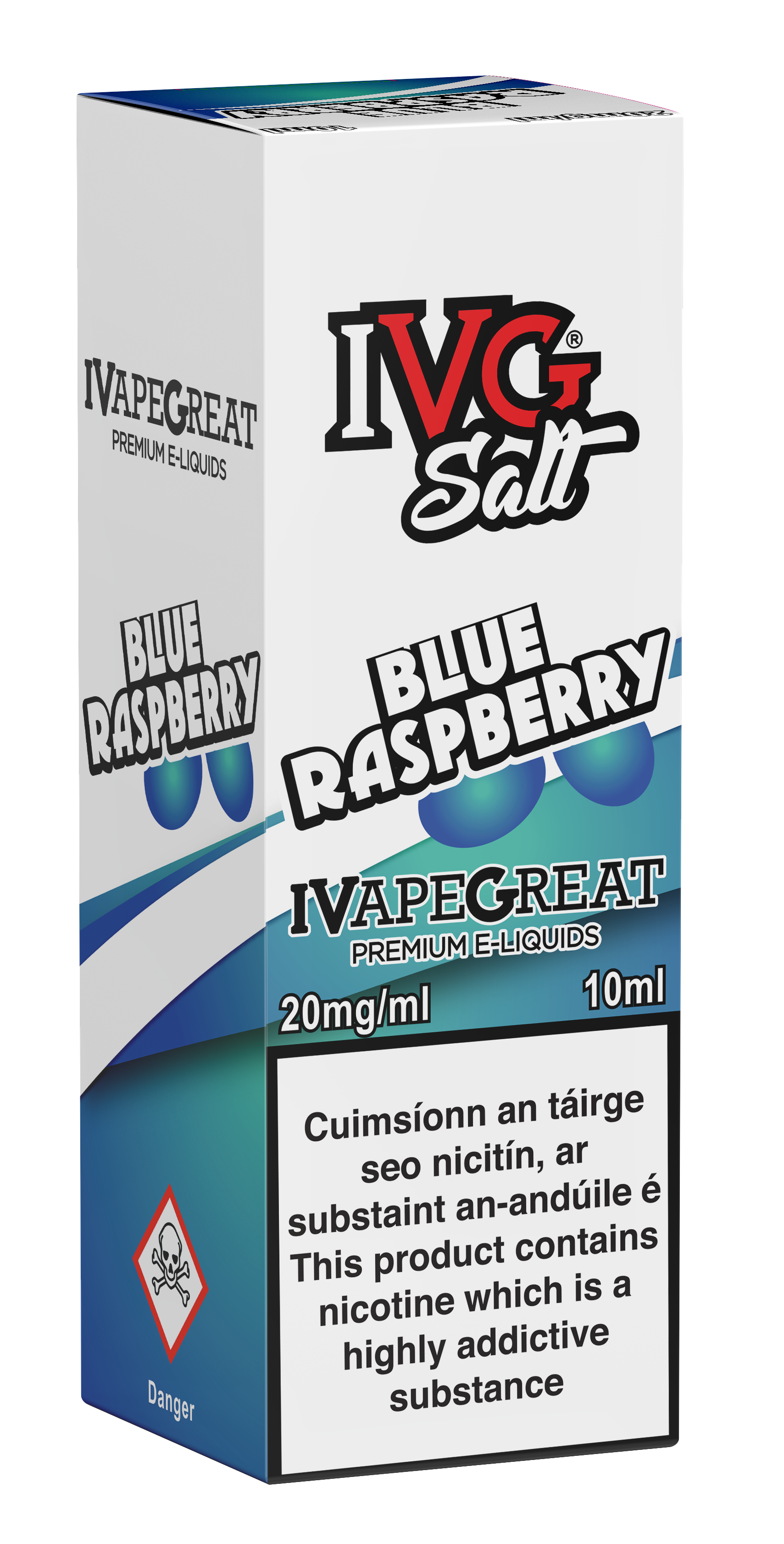 IVG Nic Salt - Blue Raspberry 10ml - OB Vape Shop Ireland | Free Next Day Delivery Over €50 | OB Vape Ireland's Premier Vape Shop | OB Bar Disposable Vape
