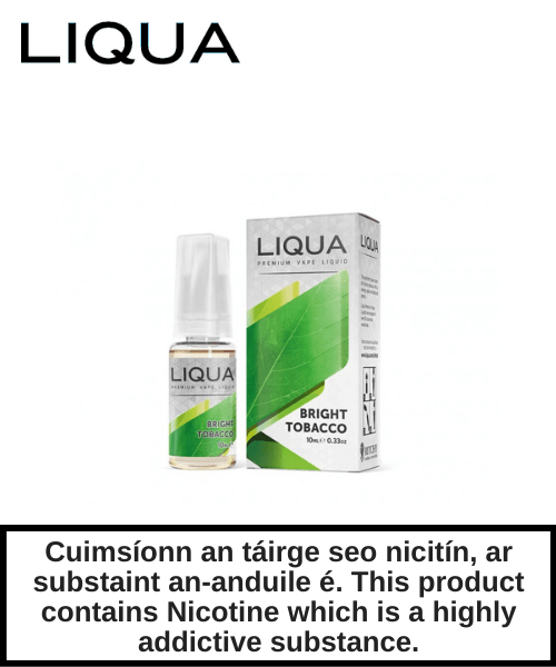 Liqua - American Blend Tobacco 10ml - OB Vape Shop Ireland | Free Next Day Delivery Over €50 | OB Vape Ireland's Premier Vape Shop | OB Bar Disposable Vape