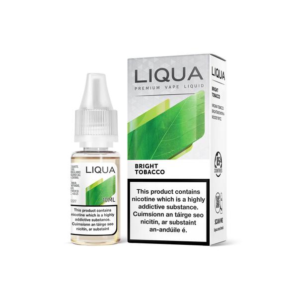 Liqua - Bright Tobacco 10ml - OB Vape Shop Ireland | Free Next Day Delivery Over €50 | OB Vape Ireland's Premier Vape Shop | OB Bar Disposable Vape