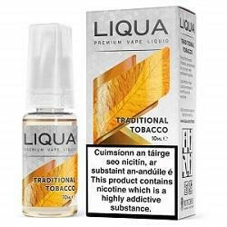 Liqua - Traditional Tobacco 10ml OB Vape Ireland.