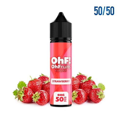 Strawberry - OHF 50/50 50ml - OB Vape Shop Ireland | Free Next Day Delivery Over €50 | OB Vape Ireland's Premier Vape Shop | OB Bar Disposable Vape