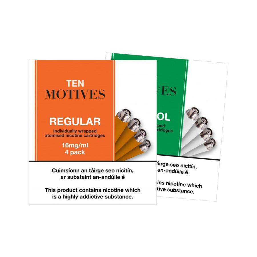 Ten Motives E-Cigarette Refill (4-Pack) - OB Vape Shop Ireland | Free Next Day Delivery Over €50 | OB Vape Ireland's Premier Vape Shop | OB Bar Disposable Vape