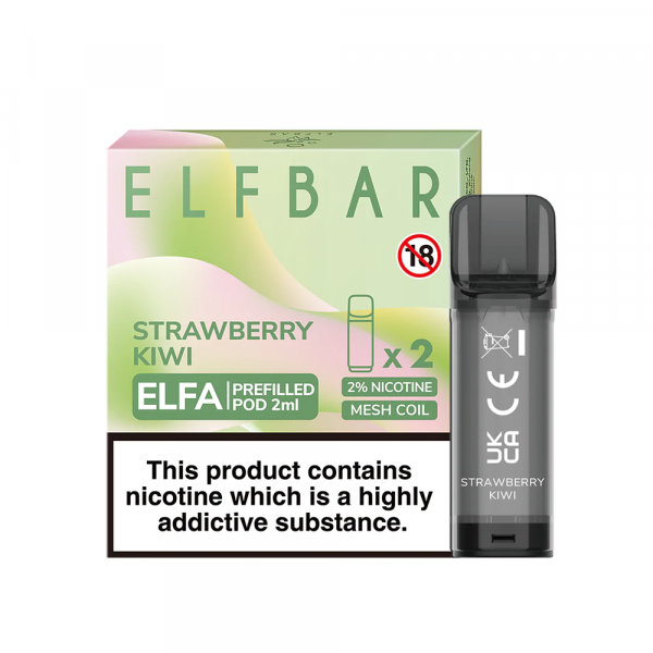 Elf Bar - Elfa Prefilled Pods (2-Pack) - OB Vape Shop Ireland | Free Next Day Delivery Over €50 | OB Vape Ireland's Premier Vape Shop | OB Bar Disposable Vape