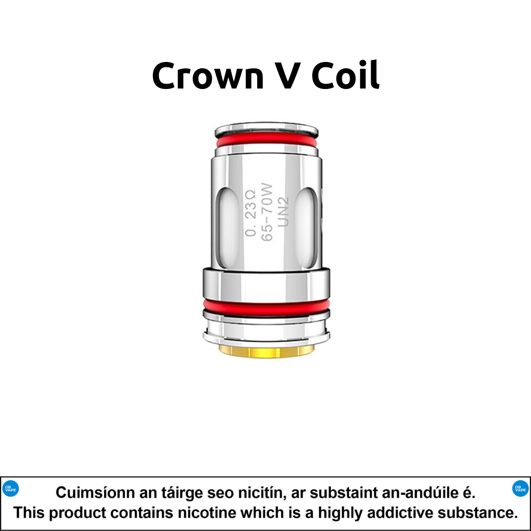 UWell Crown 5 Replacement Coils - OB Vape Shop Ireland | Free Next Day Delivery Over €50 | OB Vape Ireland's Premier Vape Shop | OB Bar Disposable Vape