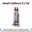 UWell Caliburn G Replacement Coils - OB Vape Shop Ireland | Free Next Day Delivery Over €50 | OB Vape Ireland's Premier Vape Shop | OB Bar Disposable Vape